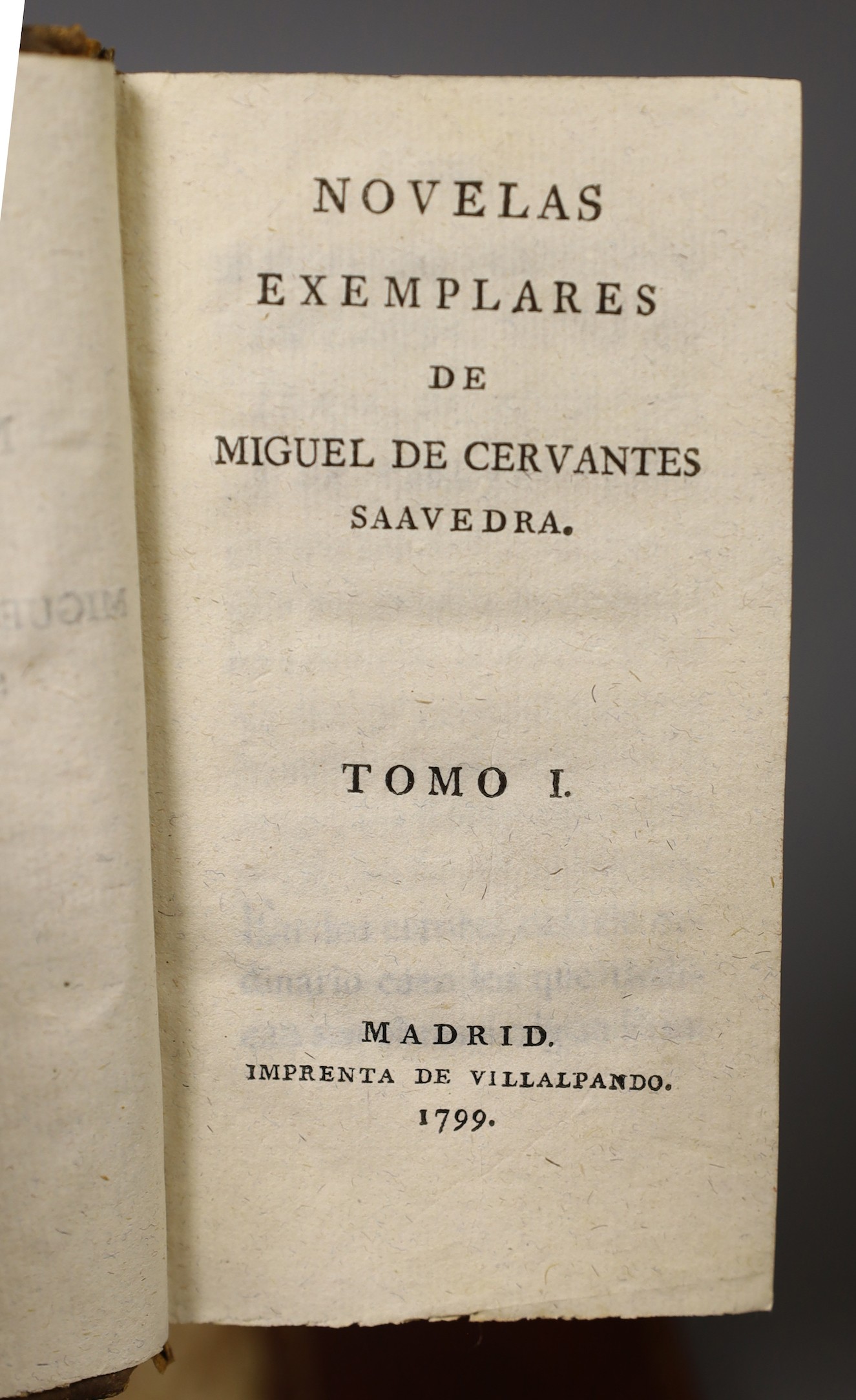 Kalendario Manual y Guia de Forasteros en Madrid, 24mo, red morocco, with coloured engraved map of Spain, lacking portraits, 1817, bound with Estado Militar de Espana, lacking map of Madrid, 1817; Enrique, Jacobo Bernard